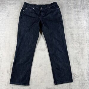 David Kahn Jeans Women 29 Dark Blue Denim 4456 Classic Straight Leg Made in USA